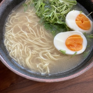 そうめんがまさかの極細中華麺！醤油ラーメン